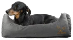 Panier pour chien à revêtement supérieur traité et dessous antidérapant, gris S 65 x 55 cm – Bodyguard Sofa Bed