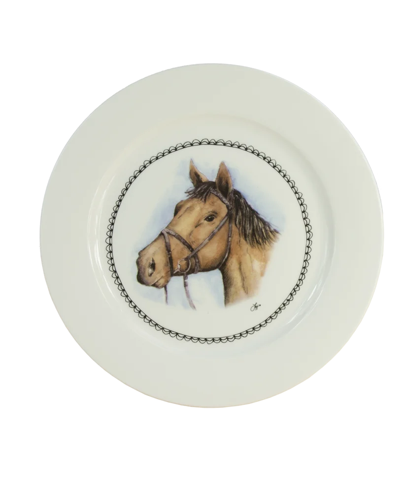 BOER134798.png Assiette à petit déjeuner Cheval, Ø 21 cm – Boerenwinkel – Image 1