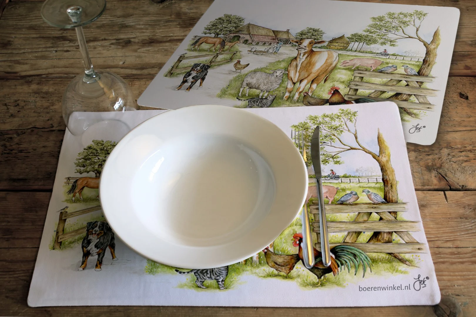 Set de table conçu par JET – Boerenwinkel – Image 2