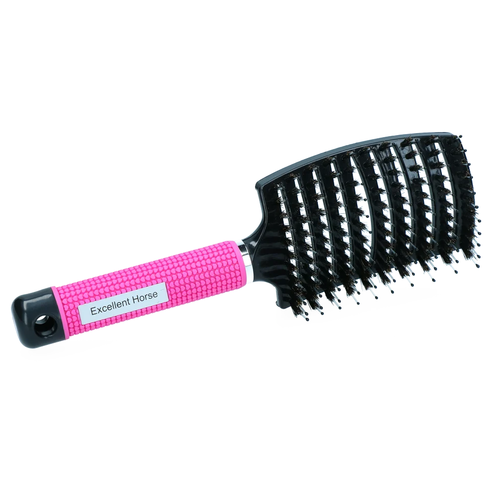 Brosse démêlante pour crinière, 24,5 cm, rose – Excellent Horse Supreme Brush – Image 3