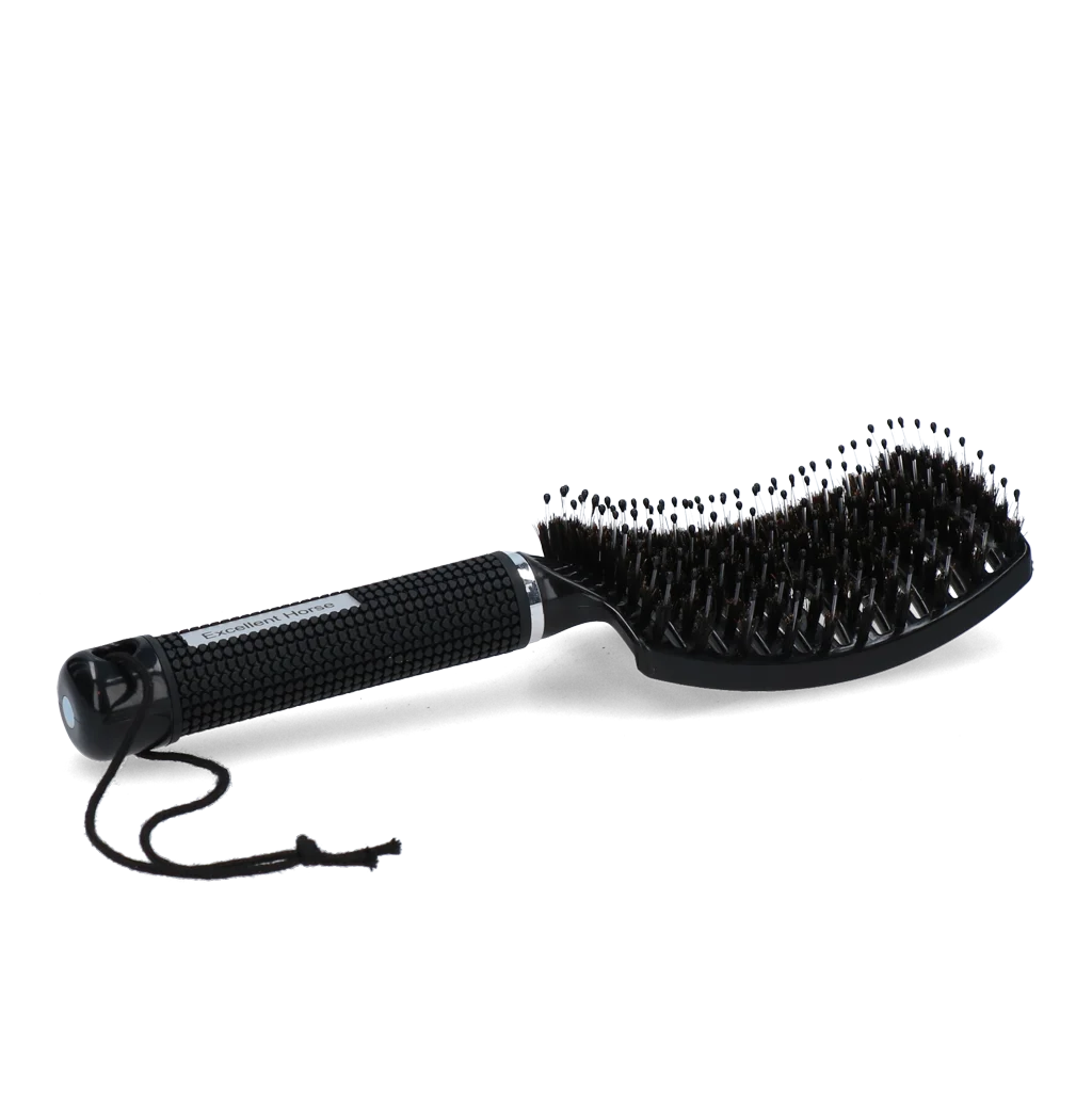 Brosse à crinière pour démêler, 24,5 cm, noire – Excellent Horse Supreme Brush – Image 3