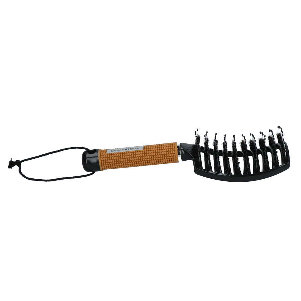 Brosse démêlante pour crinière, 24,5 cm, dorée – Excellent Horse Supreme Brush – Image 3
