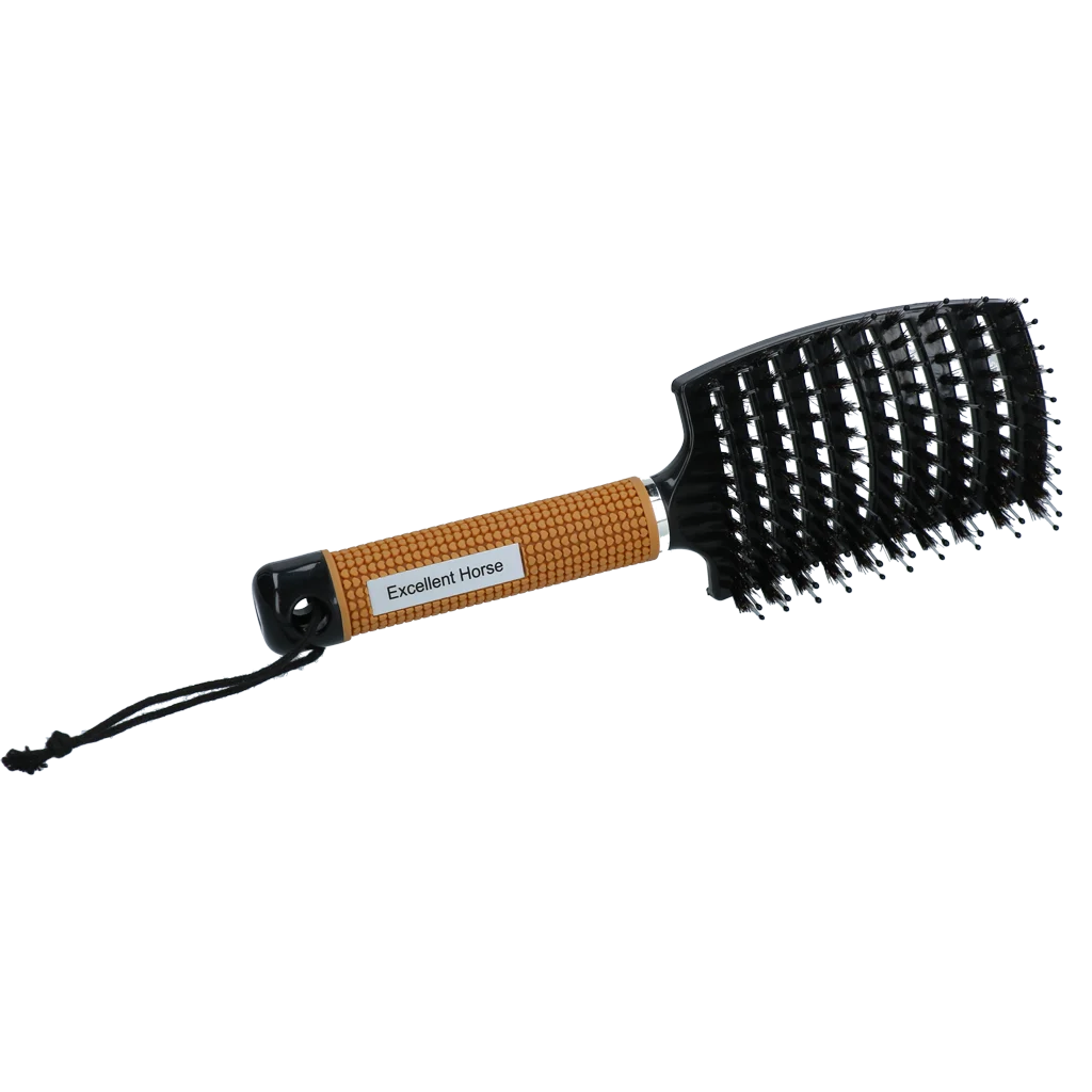Brosse démêlante pour crinière, 24,5 cm, dorée – Excellent Horse Supreme Brush – Image 2