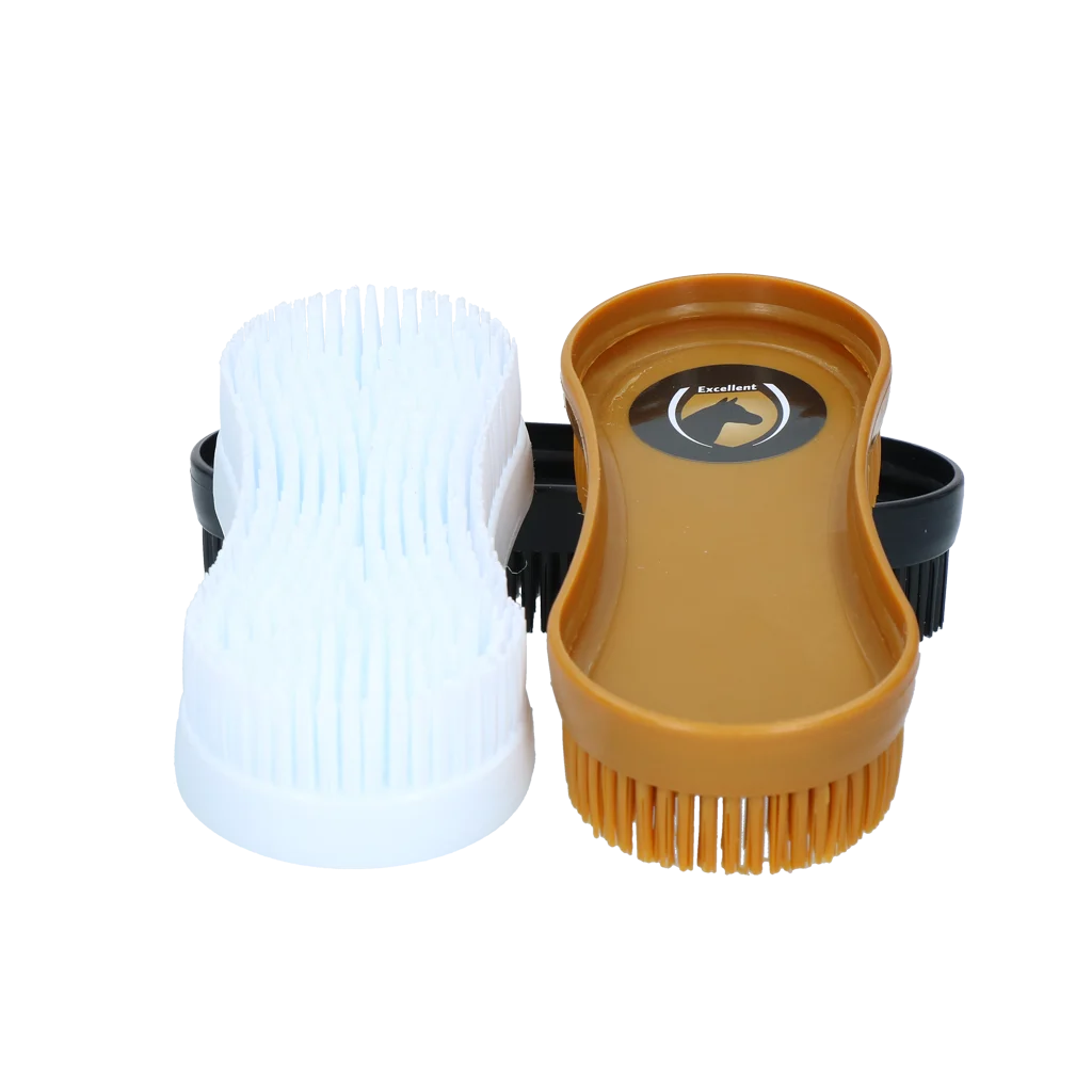 Brosse pour cheval pour robe sèche et mouillée, 3 pièces – Excellent Horse Multi Brush – Image 4