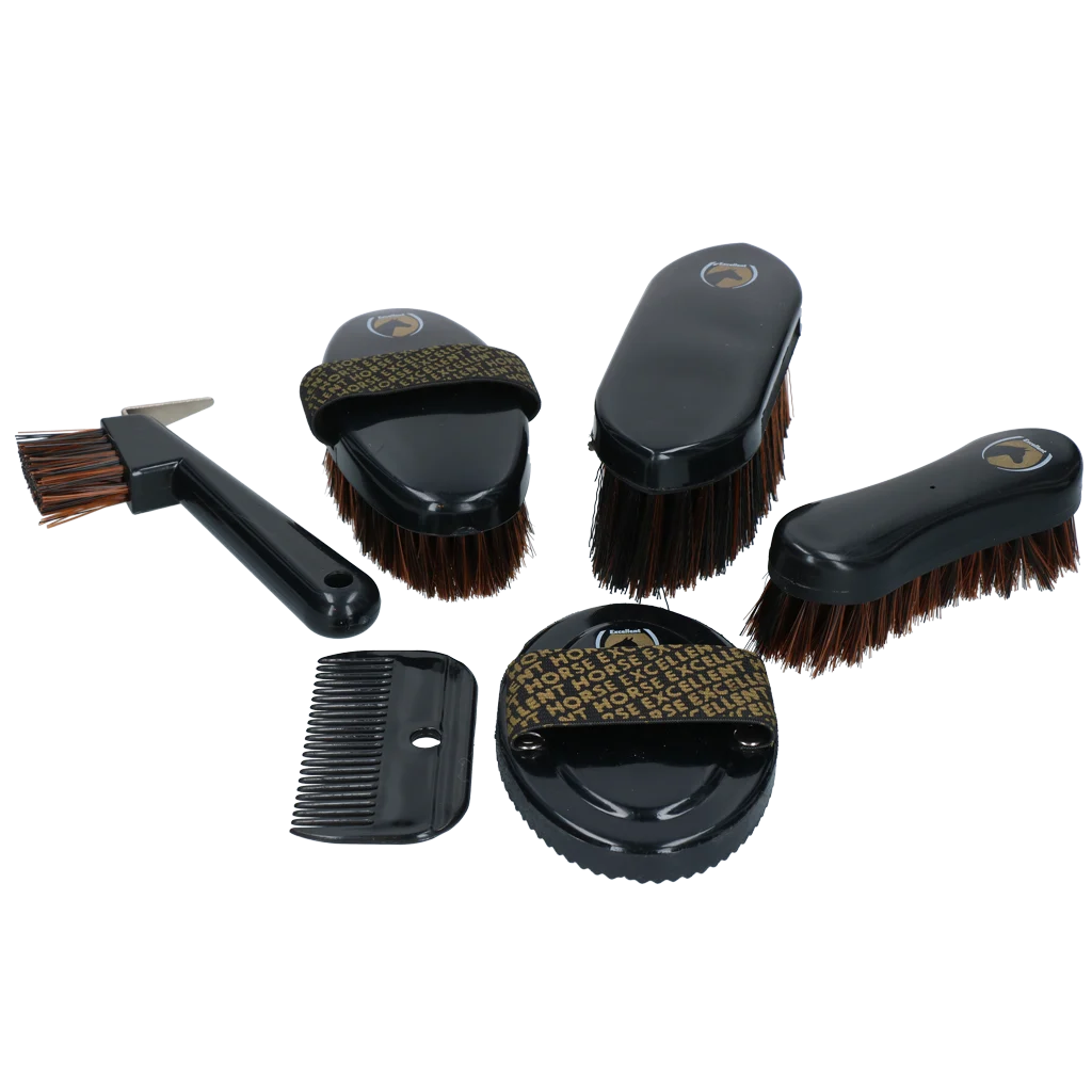 Kit de pansage pour jeunes cavaliers avec sac à dos, 200 élastiques – Excellent Horse Grooming Set Junior – Image 5