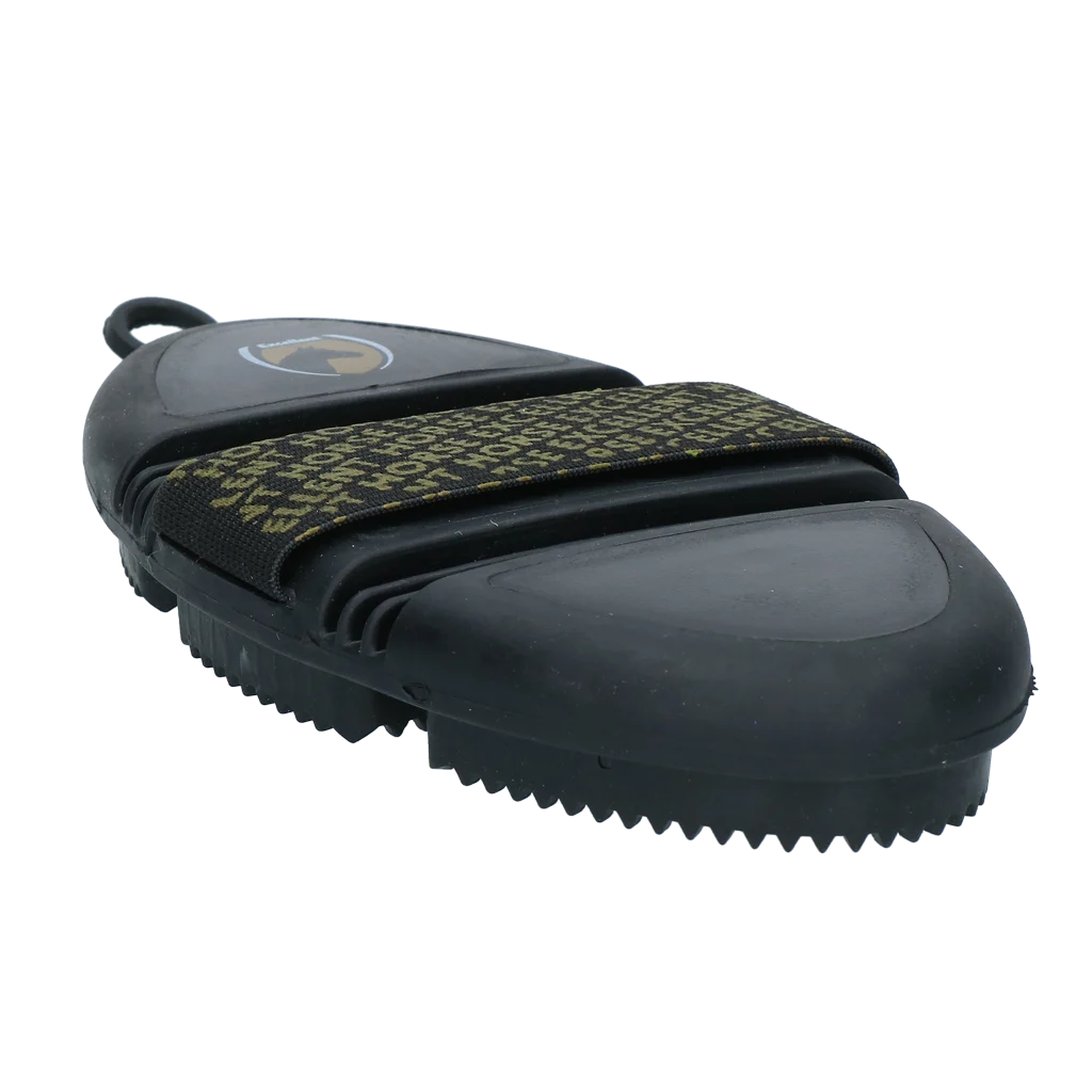 Étrille pour poils morts avec dessus flexible – Excellent Horse Flexi Brush Curry Comb – Image 1