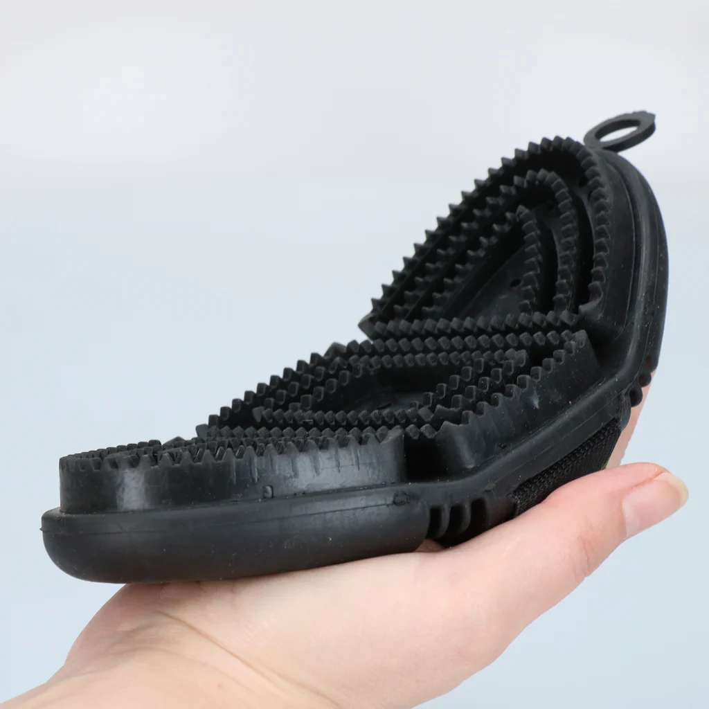 Étrille pour poils morts avec dessus flexible – Excellent Horse Flexi Brush Curry Comb – Image 5