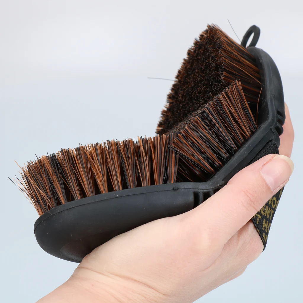Brosse douce pour cheval, contre la poussière et le sable, avec face supérieure flexible – Excellent Horse Flexi Brush Soft – Image 6