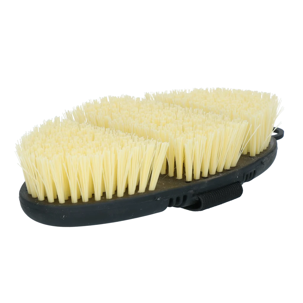 Brosse dure pour chevaux à dessus flexible – Excellent Horse Flexi Brush Scrub – Image 4