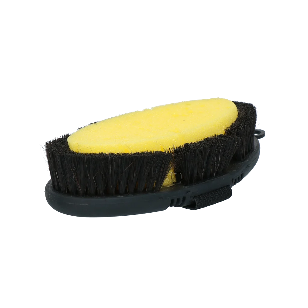 Brosse éponge pour laver les chevaux avec partie supérieure flexible – Excellent Horse Flexi Brush Sponge – Image 4