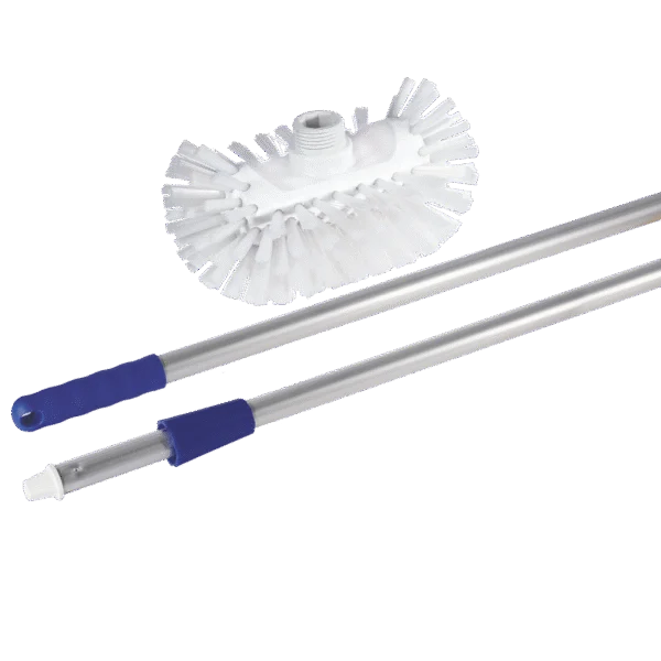 Brosse pour tank à lait avec manche en aluminium, 20 cm – Bürsten Walter Hygiene 1A Melktank Set