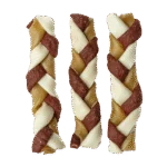 Friandises à mâcher tressées, 12 cm, 3 pièces – Braaaf Twister Braids – Image 2