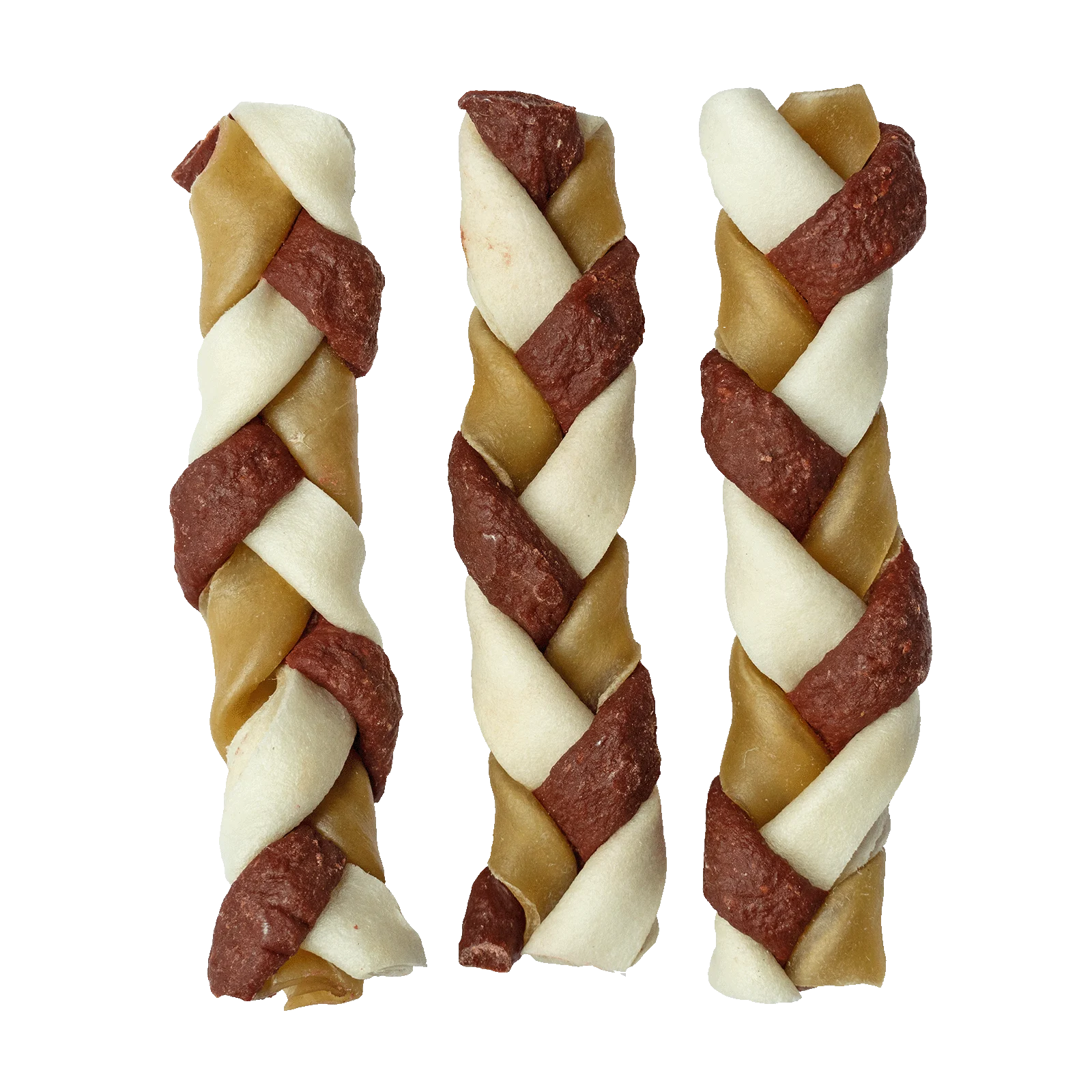 Friandises à mâcher tressées, 12 cm, 3 pièces – Braaaf Twister Braids – Image 2