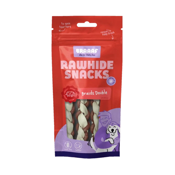 Friandises à mâcher, 3 pièces – Braaaf Twister Double