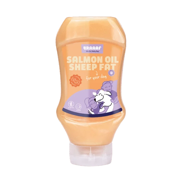 Sauce pour alimentation au saumon et à la graisse de mouton, 500 ml – Braaaf Dog Food Sauce