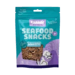 Bouchées de saumon pour chiens, séchées à l’air – Braaaf Seafood Zalm Bites