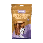 Friandise à mâcher pour chiens en morceaux de peau de tête de bœuf, 150 g – Braaaf Butchery