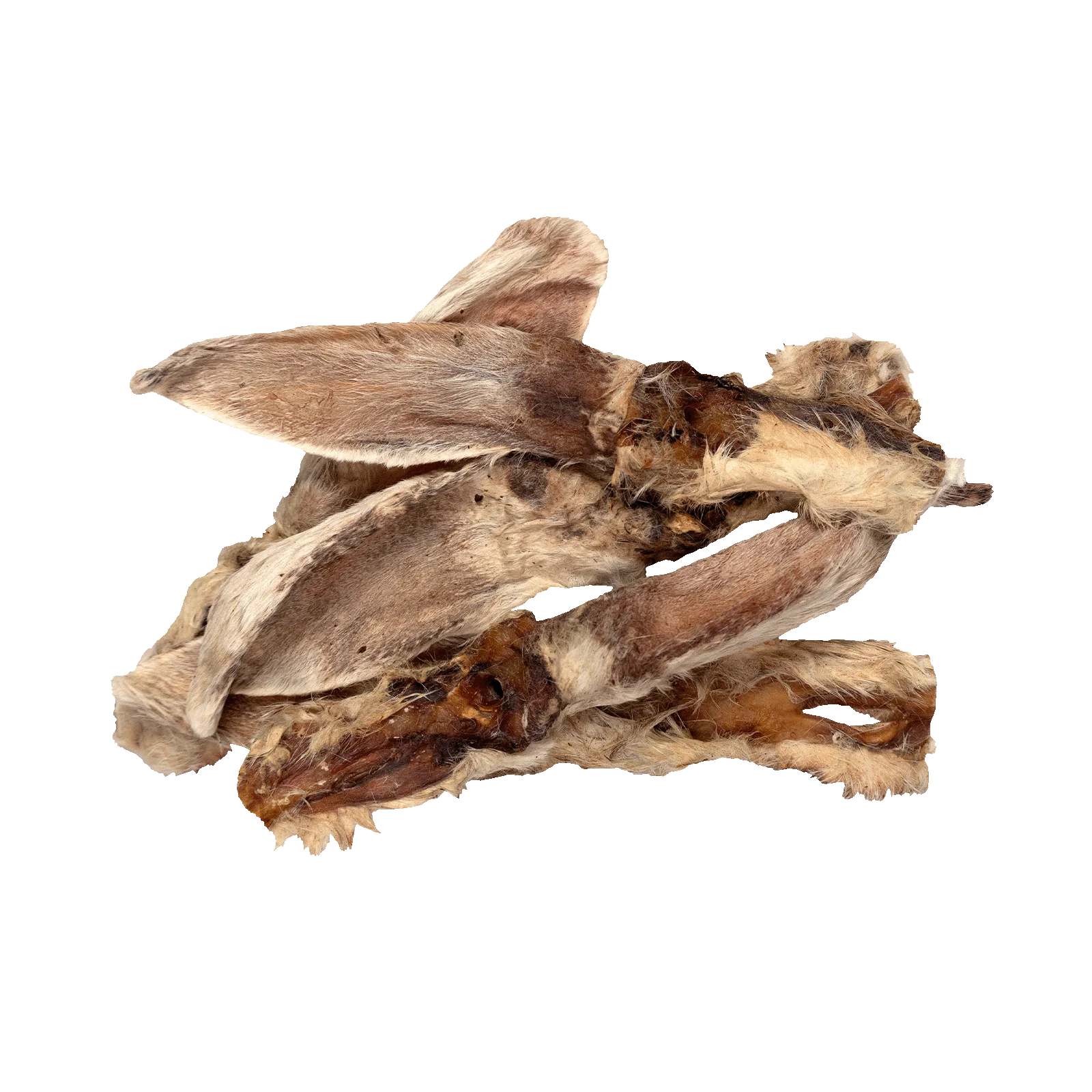 Friandise à mâcher pour chiens, oreilles de lapin avec poils, 80 g – Braaaf Butchery – Image 2