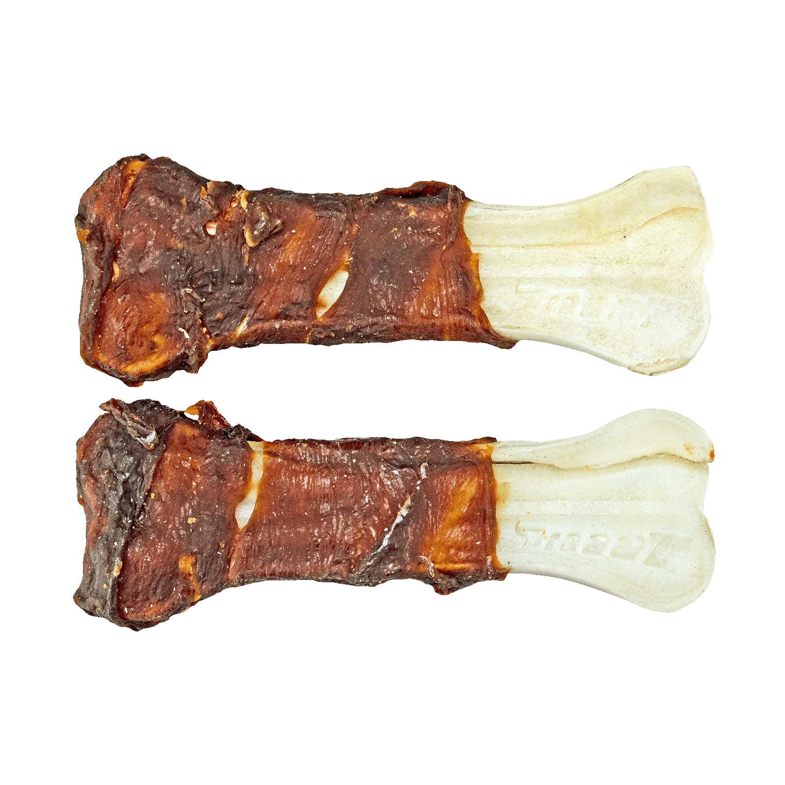 Os à mâcher au canard, pressé, 12,5 cm, 2 pièces – Braaaf Rawhide Pressed Bone – Image 3