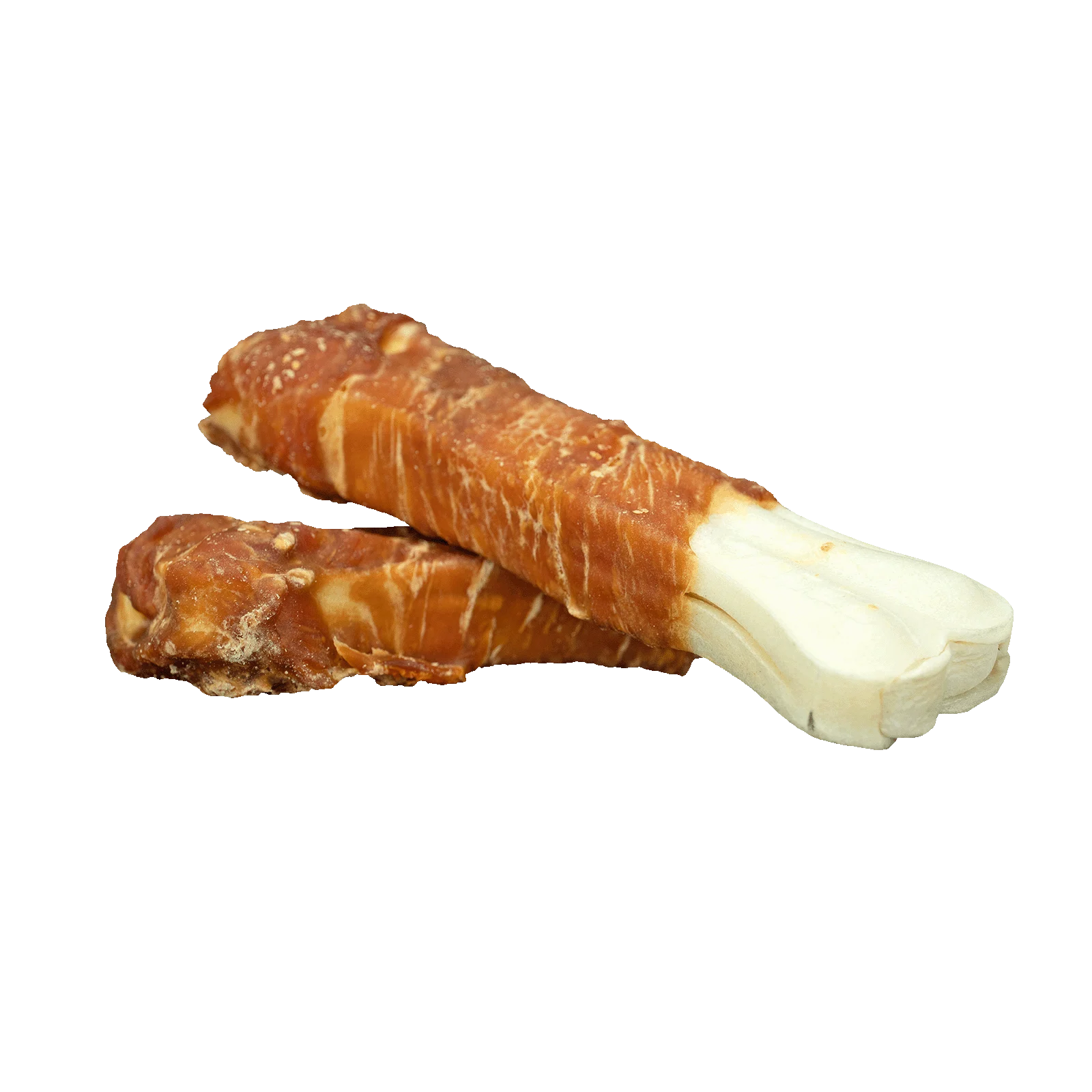 Os à mâcher au poulet, pressé, 12,5 cm, 2 pièces – Braaaf Rawhide Pressed Bone – Image 2