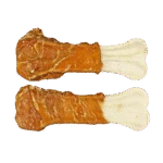 Os à mâcher au poulet, pressé, 12,5 cm, 2 pièces – Braaaf Rawhide Pressed Bone – Image 3