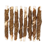 Bâtonnets à mâcher à l’agneau et au poisson, 8 pièces – Braaaf Rawhide Roll Sticks – Image 2