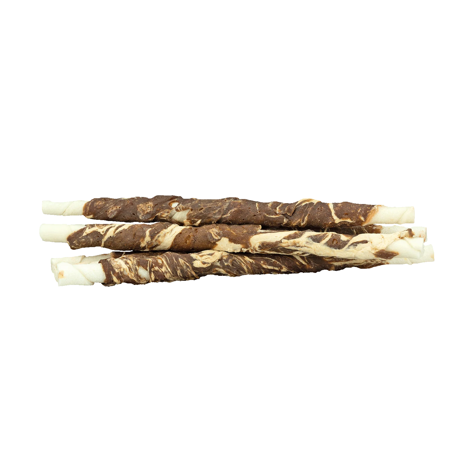 Friandise à mâcher à base de peau de buffle, d’agneau et de poisson, 21 cm, 6 pièces – Braaaf Rawhide Twister – Image 2