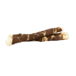 Friandise à mâcher en peau de buffle à l’agneau et au poisson, 21 cm, 3 pièces – Braaaf Rawhide Twister – Image 3