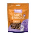 Dés de friandises pour chien à l’agneau et au poisson, sans céréales, 85 g – Braaaf Soft Snack Cubes