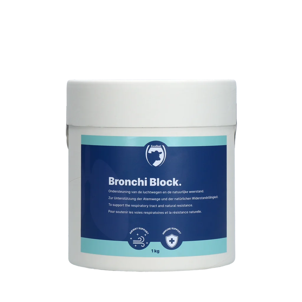 BRON1000.png Complément alimentaire à base de plantes pour veaux et agneaux, 1 kg – Excellent Bronchi Block – Image 1