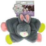 Peluche pour chien, lapin en peluche avec couineur pour chiots – Bunny Puppy Crunchy Chew