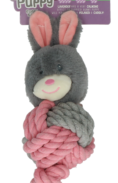 Balle pour chien – Bunny Puppy Ropey Ball