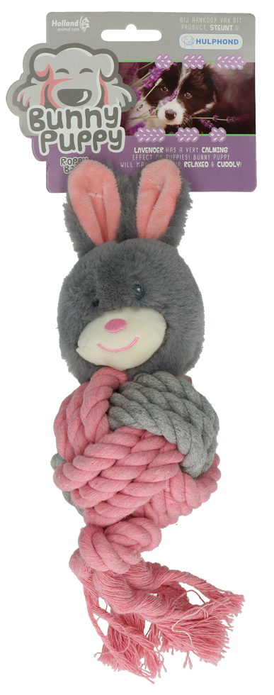Balle pour chien – Bunny Puppy Ropey Ball