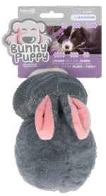 Peluche lapin pour chien en tissu peluche avec couineur – Bunny Puppy Chubby