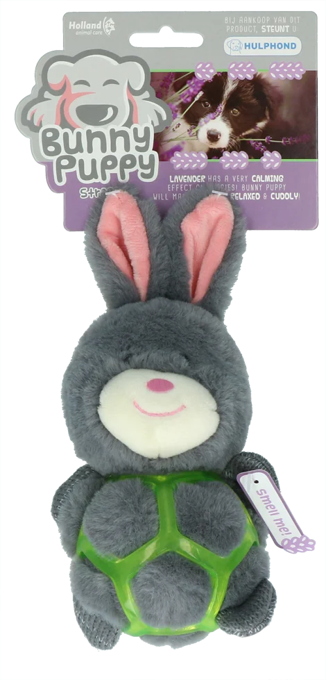 Peluche pour chien en forme de lapin avec couineur – Bunny Puppy Strappy – Image 1