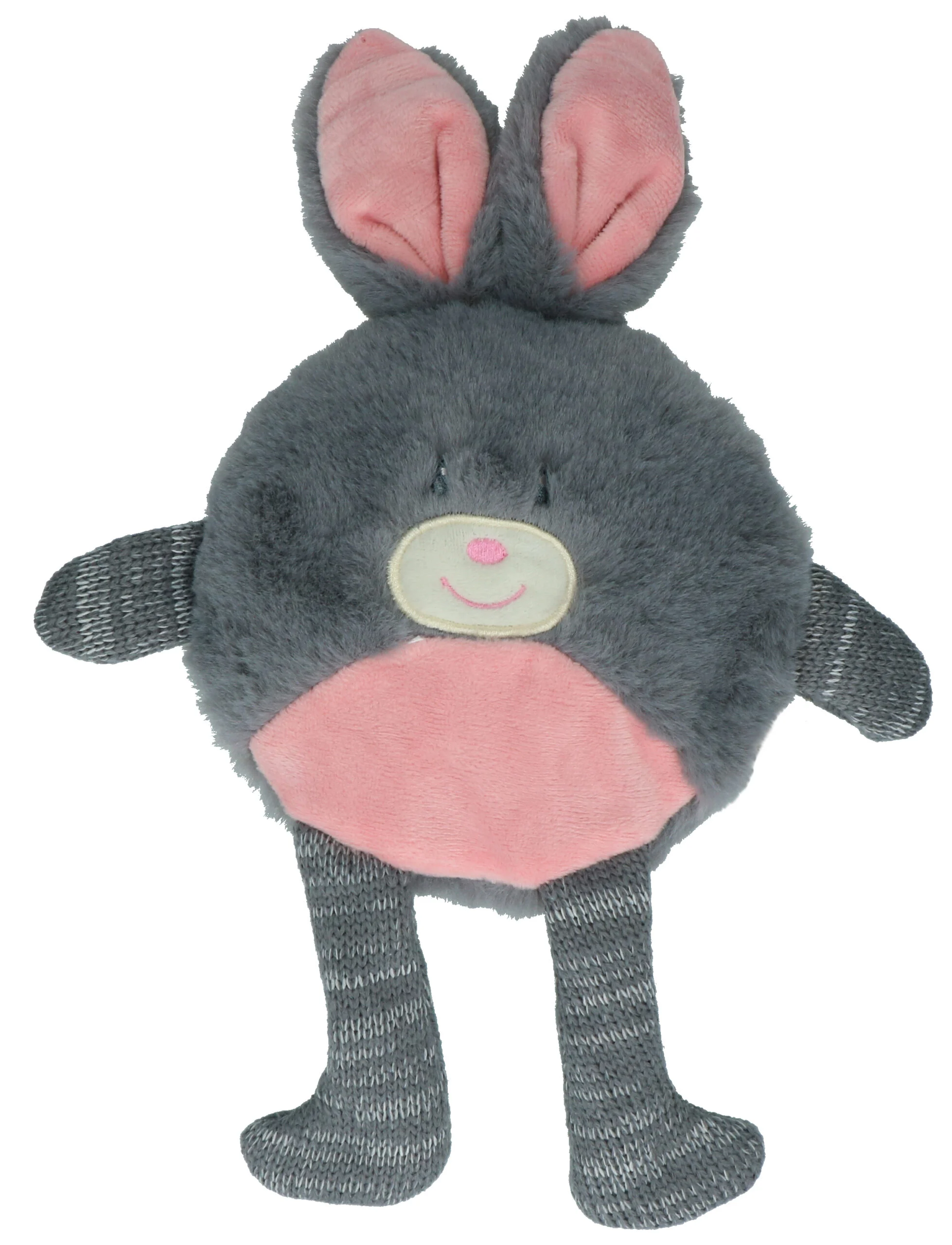 Peluche pour chien en forme de lapin avec couineur – Bunny Puppy Flat Rabbit – Image 3