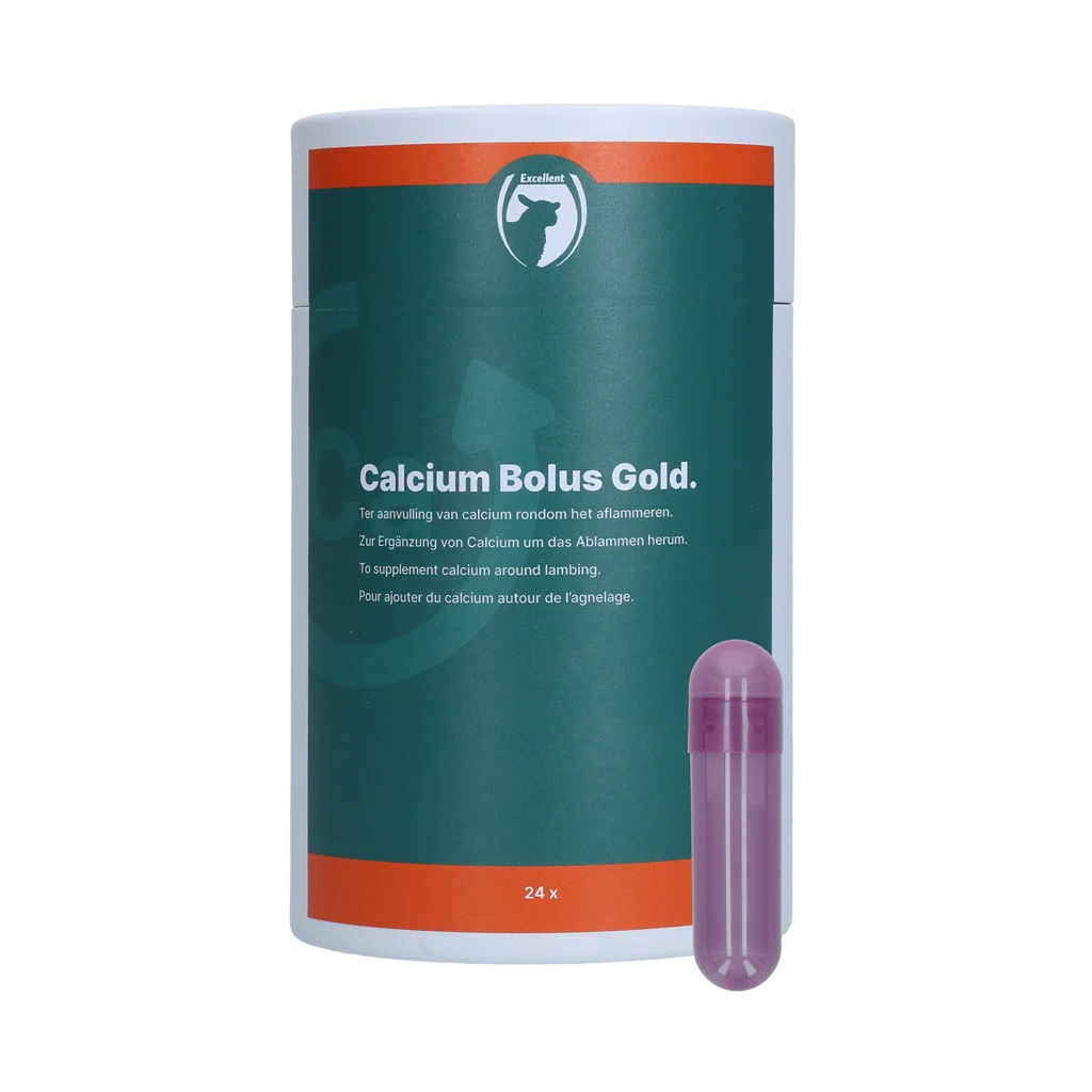 CALC05022.png Bolus de calcium pour moutons et chèvres, 24 unités – Excellent Sheep Calcium Bolus Gold – Image 1