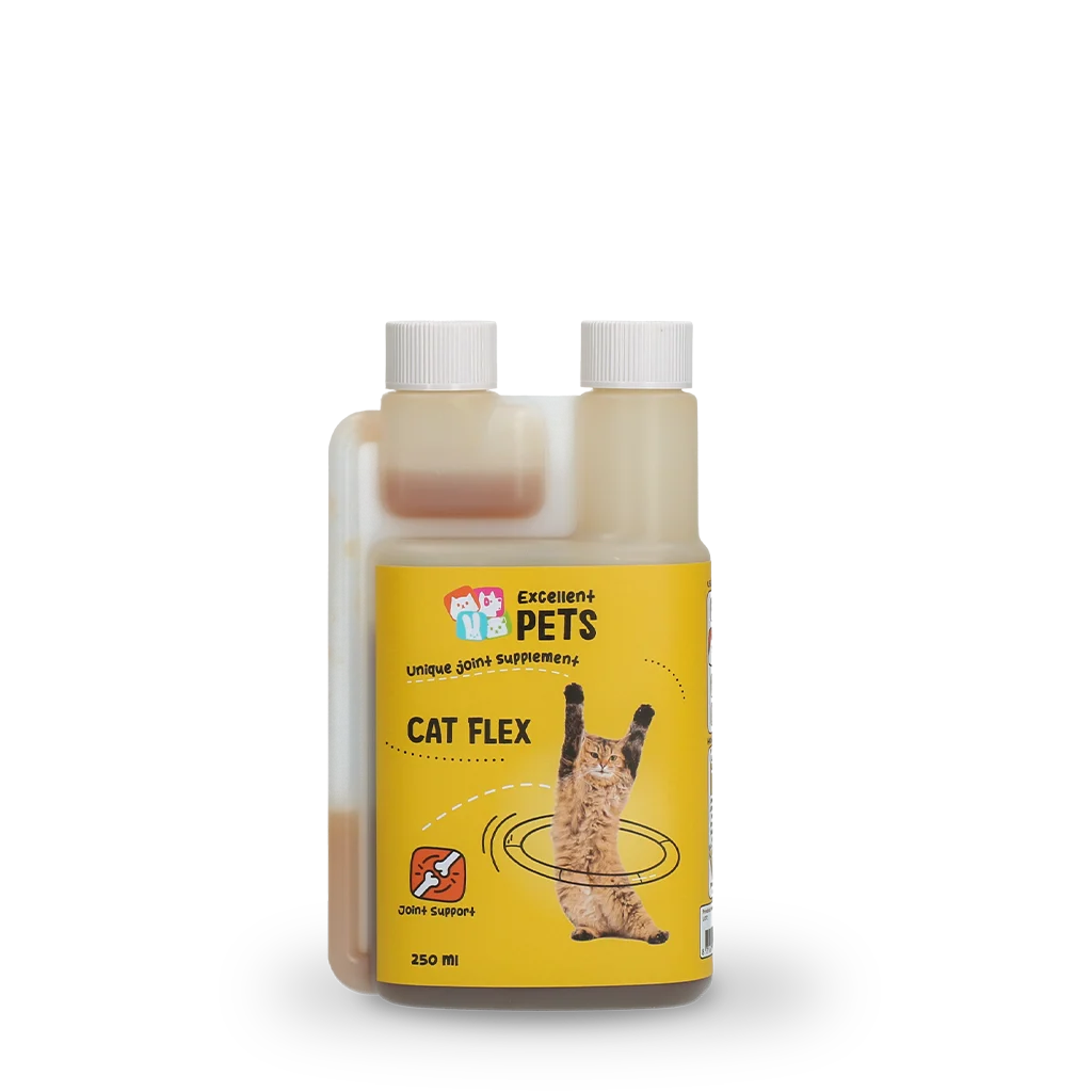 Complément pour les articulations des chats, liquide, 250 ml – Excellent Pets Cat Flex – Image 1