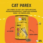 Complément alimentaire pour chat en croquettes avec prébiotiques, 60 g – Excellent Pets Cat Parex – Image 5
