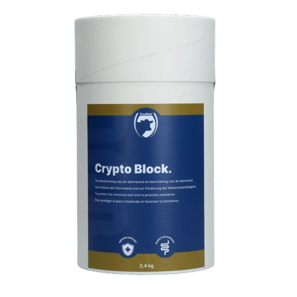 Complément alimentaire pour veaux et agneaux, 2,4 kg – Excellent Crypto Block