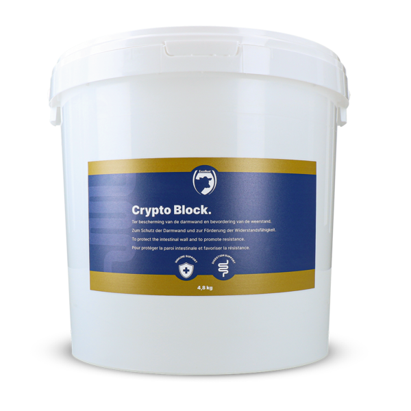 Complément alimentaire pour veaux et agneaux, 4,8 kg – Excellent Crypto Block