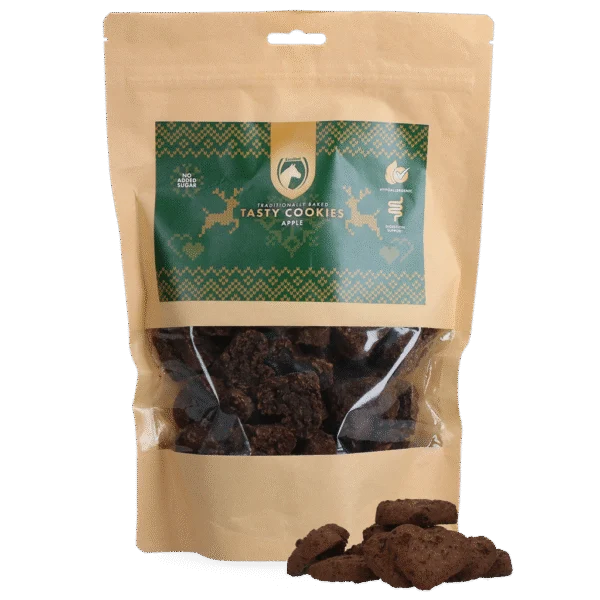 Biscuits pour chevaux à la pomme, 500 g – Excellent Horse Christmas Tasty Cookies Pomme