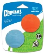 Balle pour chien en caoutchouc, Ø 5 cm, 2 pièces – Chuckit! Fetch Ball S