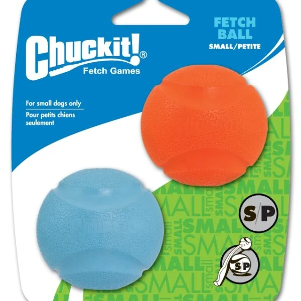 Balle pour chien en caoutchouc, Ø 5 cm, 2 pièces – Chuckit! Fetch Ball S