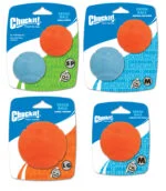Balle pour chien en caoutchouc naturel, rebondissante, L 7 cm – Chuckit! Fetch Ball – Image 2