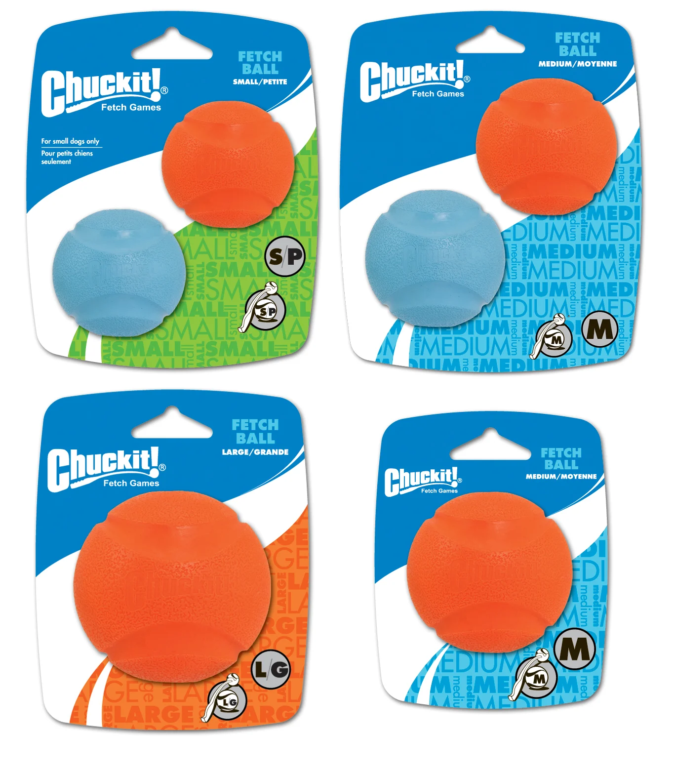 Balle pour chien en caoutchouc naturel, rebondissante, L 7 cm – Chuckit! Fetch Ball – Image 2