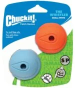 Balles pour chien avec sifflement S, ø 5 cm, 2 pièces – Chuckit! The Whistler
