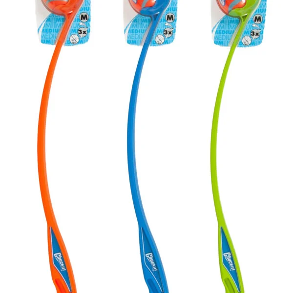 Lanceur de balle pour chien M avec balle de tennis, 63 cm – Chuckit! Sport Launcher