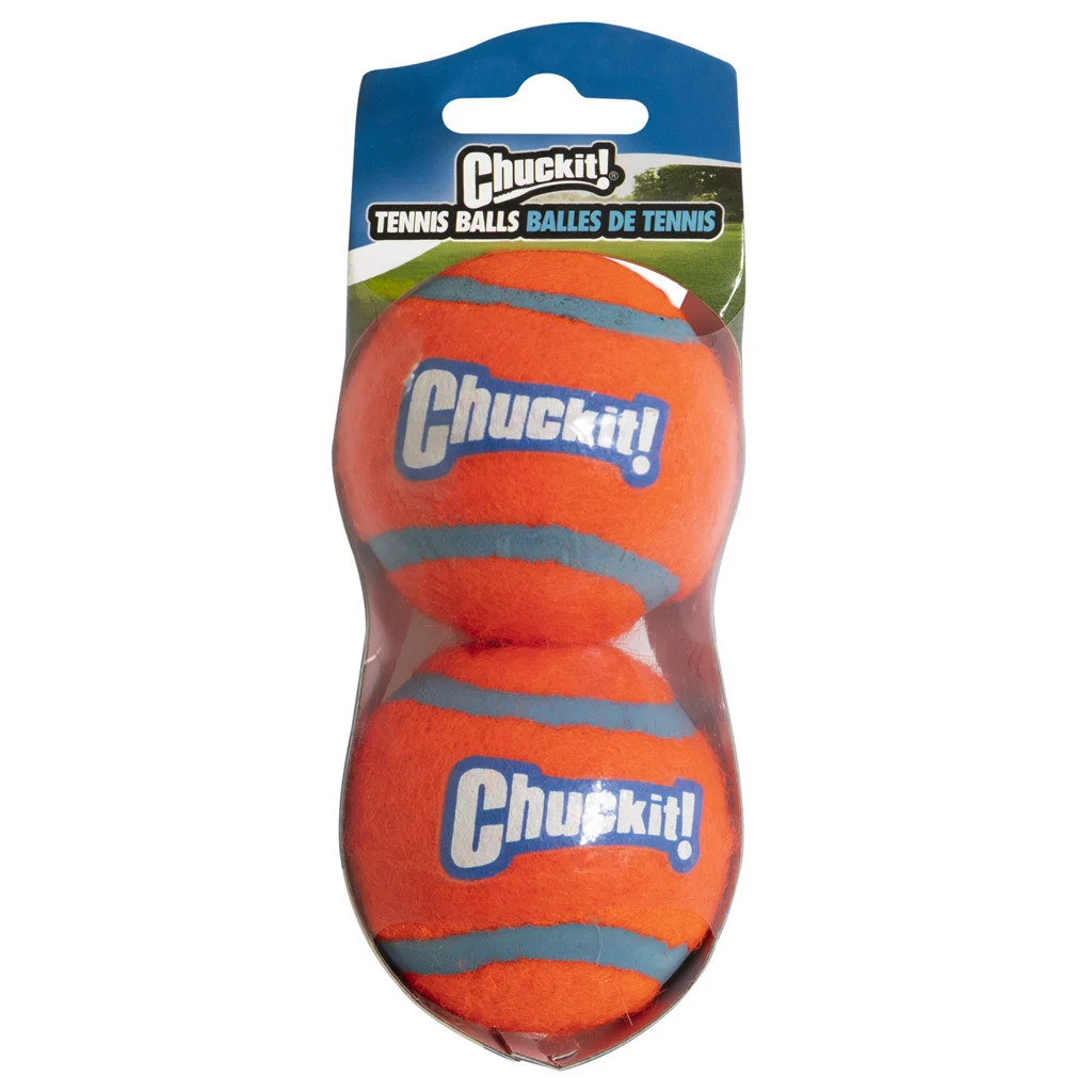 Balle de tennis pour chien S, ø 5 cm, 2 pièces, flottante – Chuckit! Tennis Ball – Image 1