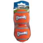 Balles de tennis pour chien M, ø 6 cm, 2 pièces, flottantes – Chuckit! Tennis Ball